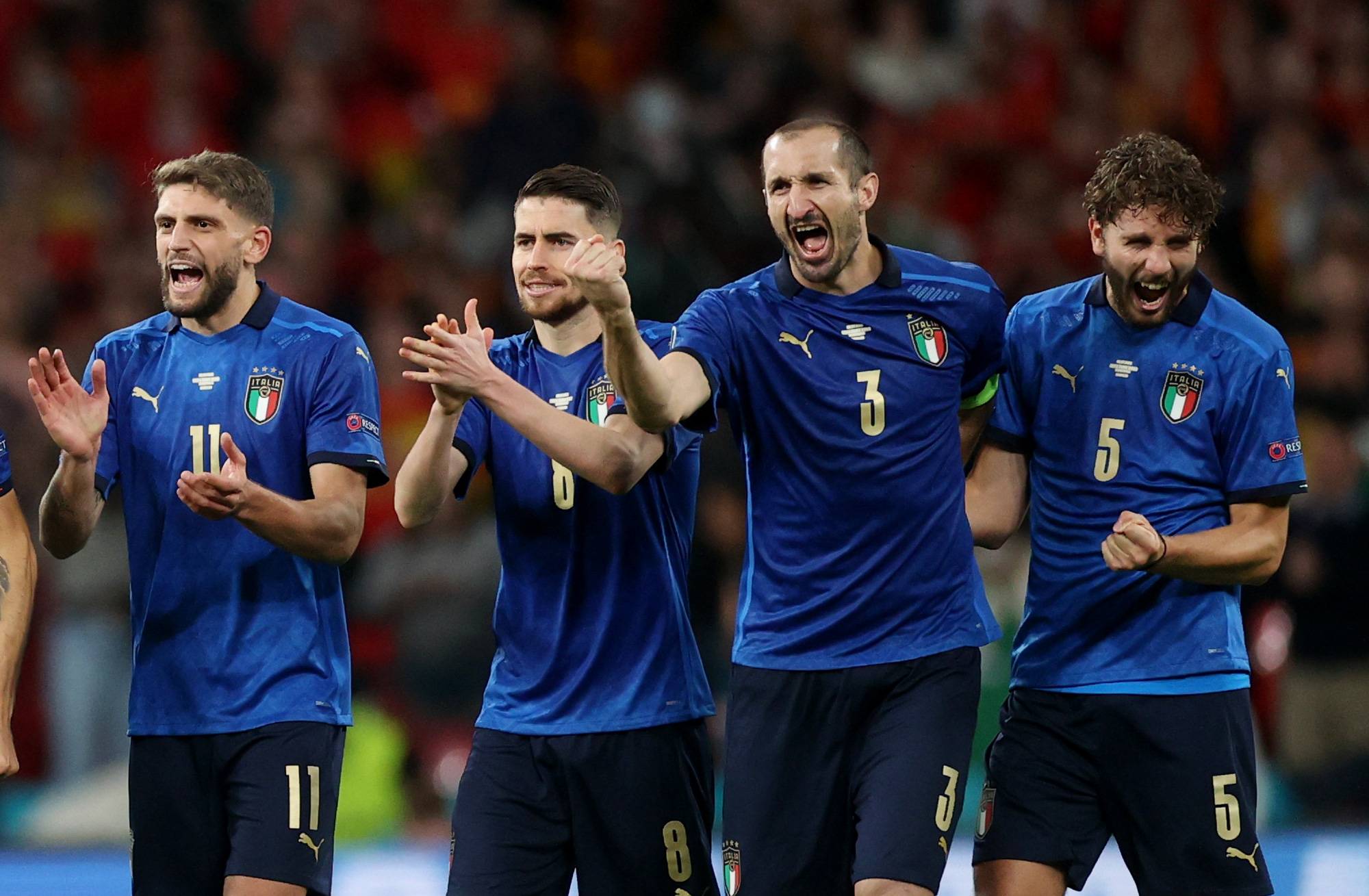 Đội tuyển Ý đối đầu Tây Ban Nha trong bán kết Nations League